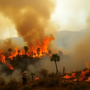 Image illustrating the impact of wildfires in California on the FAIR Plan