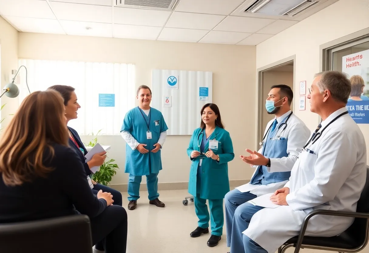 Medical professionals at Providence Mission Hospital in Laguna Beach