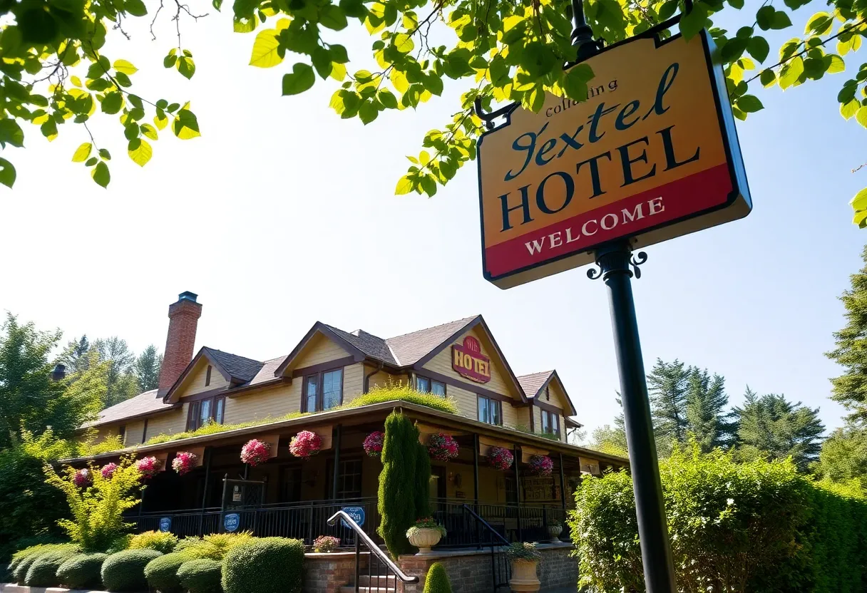 Exterior view of Laguna Hills Lodge showcasing its inviting entrance