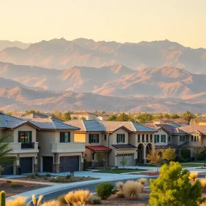 Modern homes in the Monteverdi Community of Corona, California