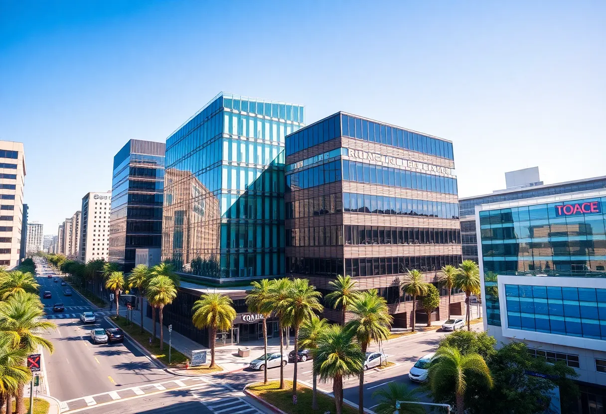 Vibrant business landscape in Orange County