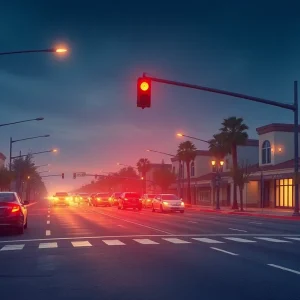 Concerned Tustin residents discussing road safety