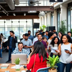 Entrepreneurs in California starting new businesses