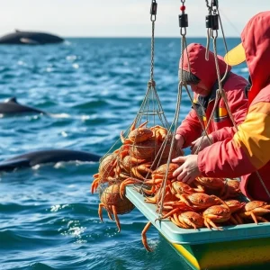 Fishermen in California using innovative pop-up gear while protecting whales.