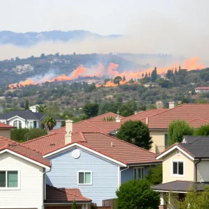 California homes affected by wildfires