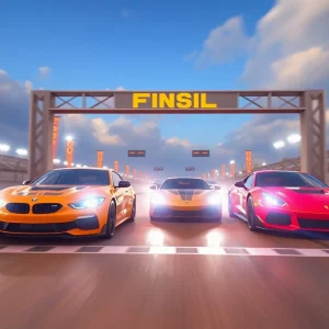 eNASCAR race celebration at Talladega Superspeedway