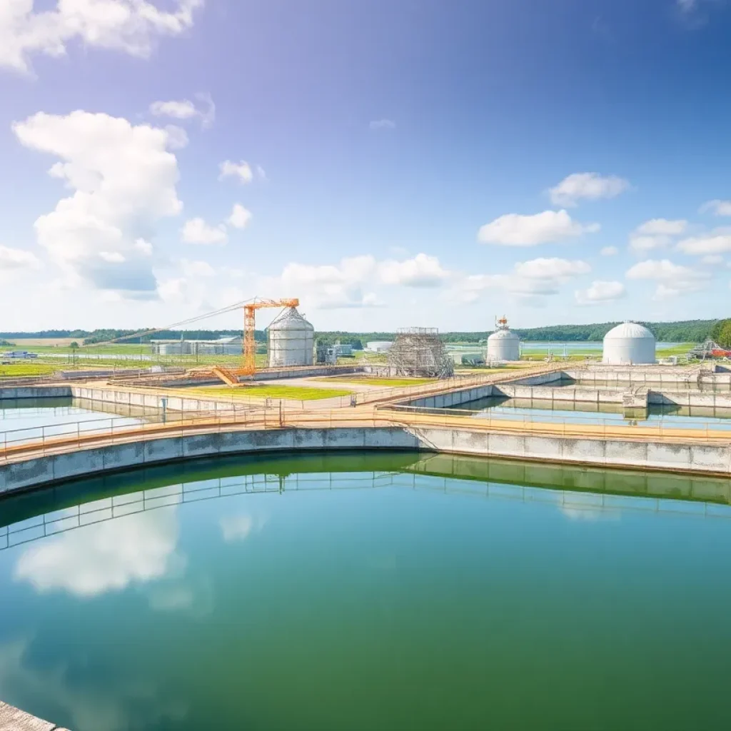 Overview of Fullerton's wastewater treatment facilities emphasizing sustainability and innovation.