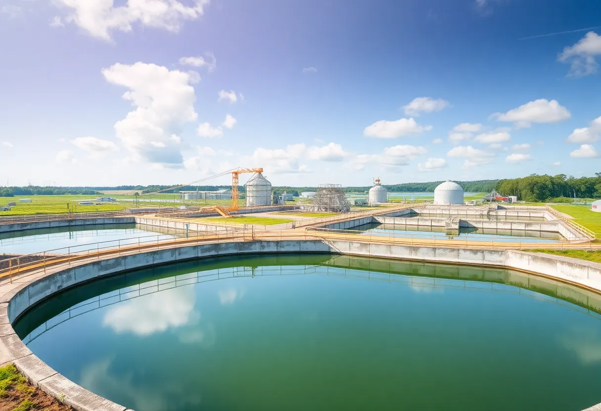 Overview of Fullerton's wastewater treatment facilities emphasizing sustainability and innovation.