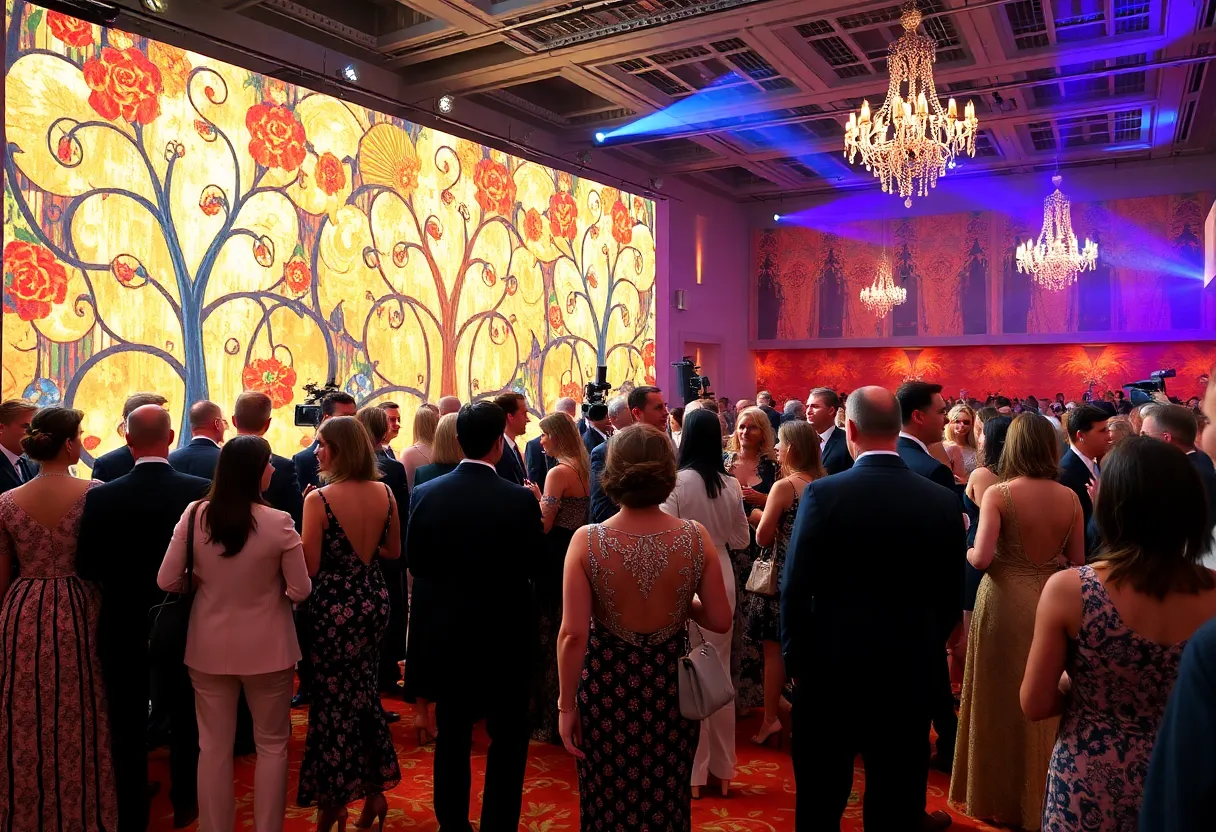 Guests enjoying the Philharmonic Ball at The Westin South Coast Plaza