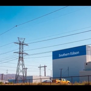 Southern California Edison facility with clear sky