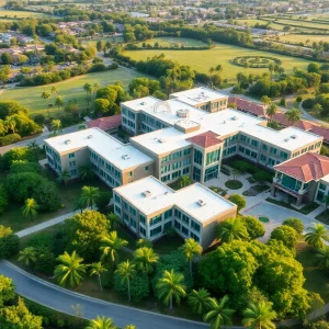 Aerial view of the Ziggurat facility in Laguna Niguel, California