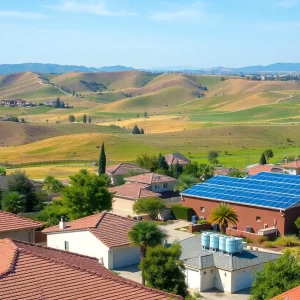 Community scenery in California raised concerns over lithium battery storage.