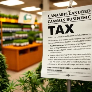 Notice of cannabis tax increase in California