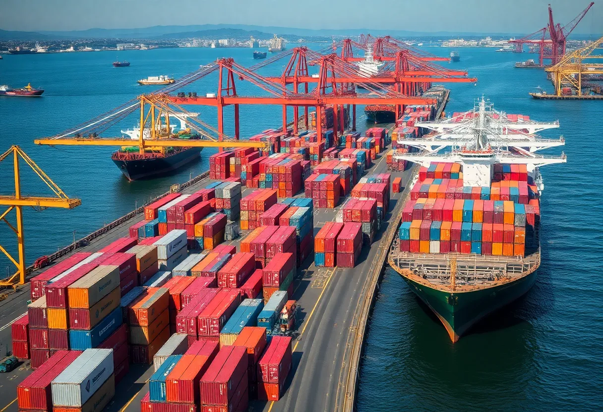 Busy California port facing economic challenges due to trade war