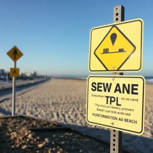 Huntington Beach coastline closed due to sewage spill