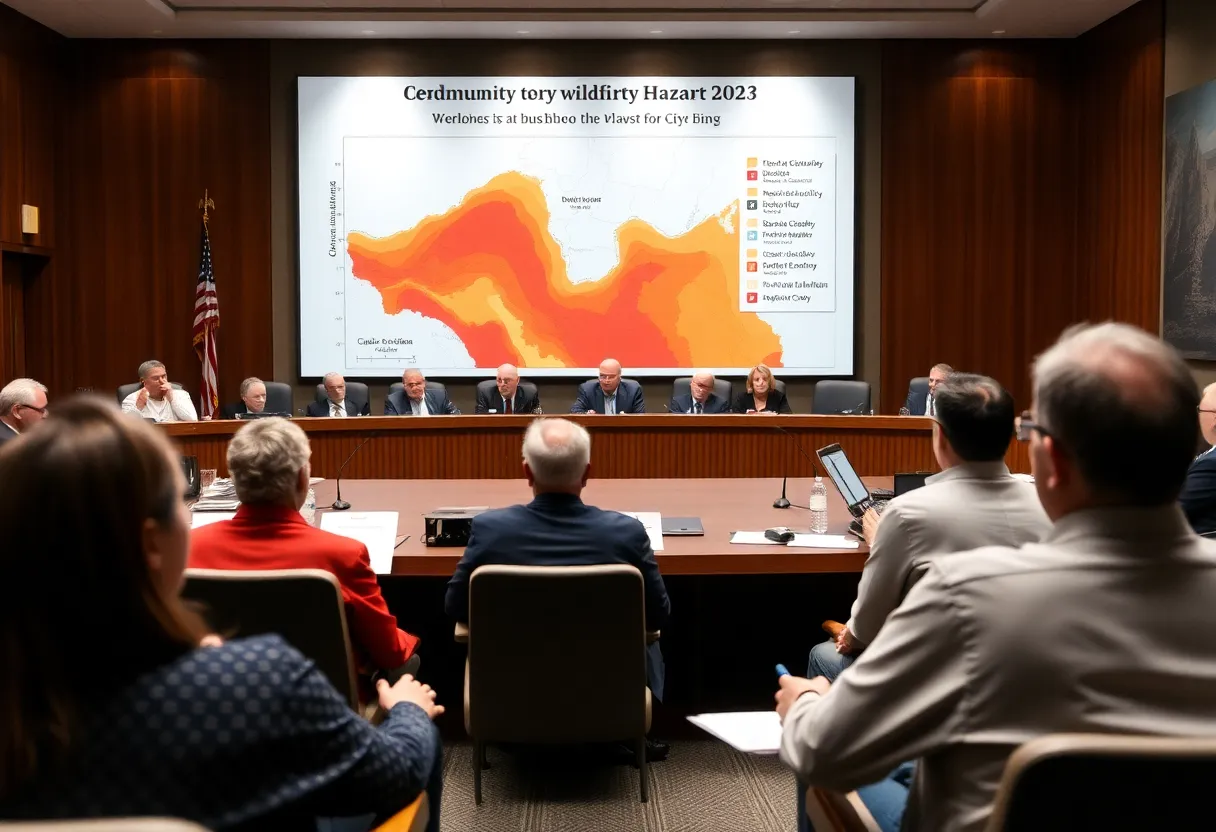 City council discussing wildfire hazard map in Mission Viejo