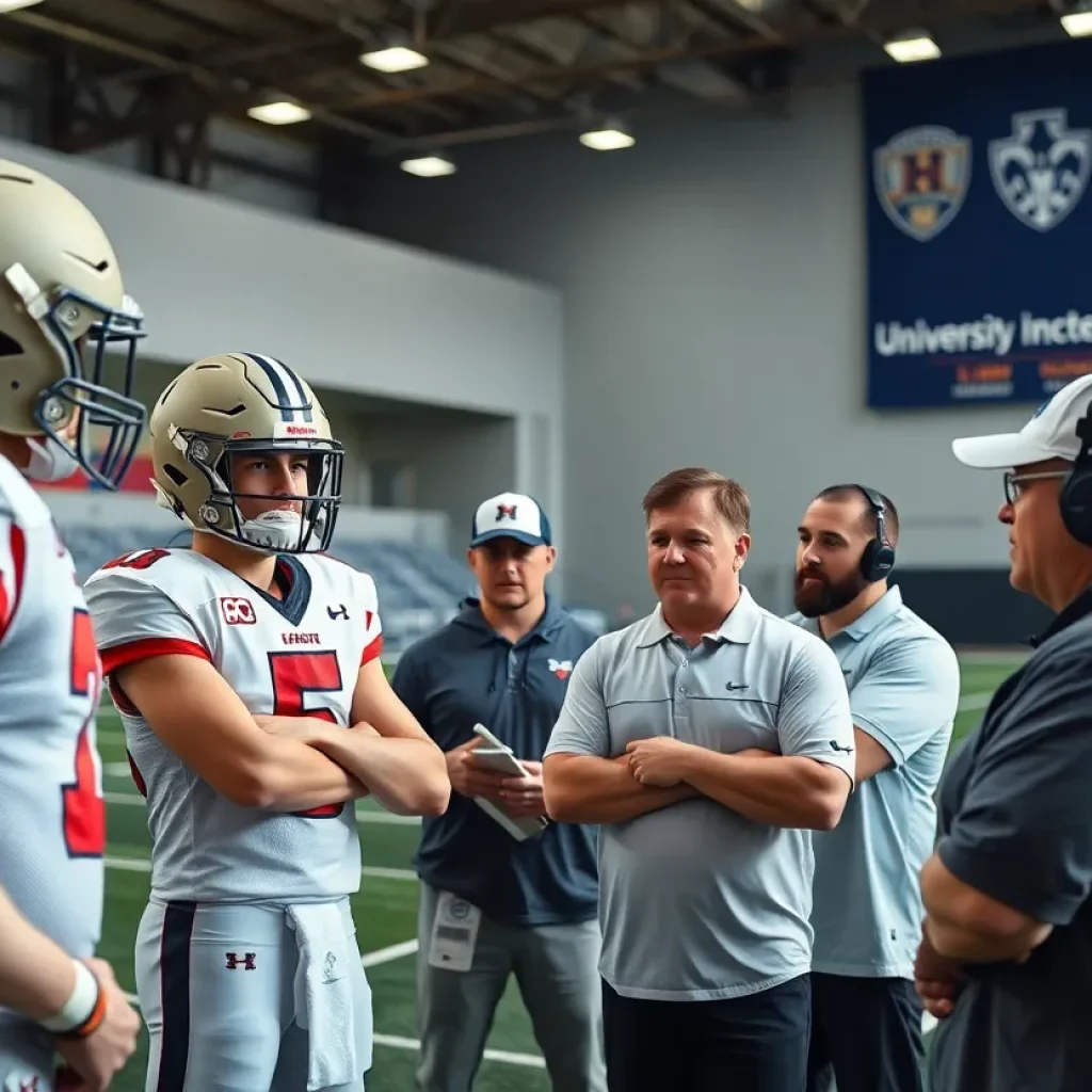 Ohio State football recruiters evaluating talent