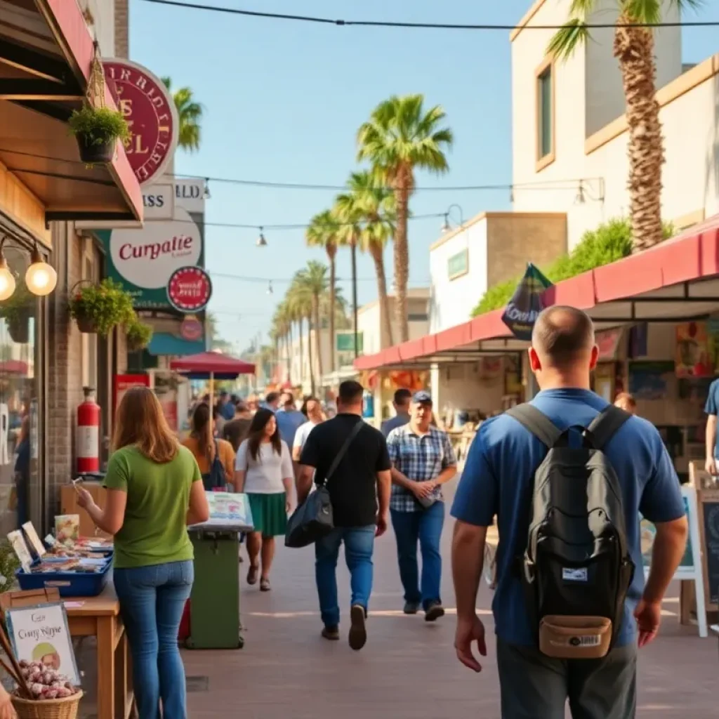 Active small business scene in Orange County