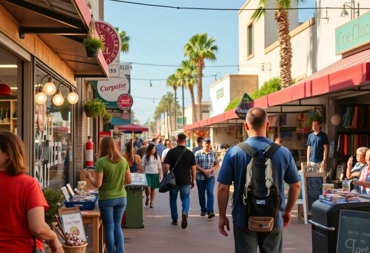 Active small business scene in Orange County