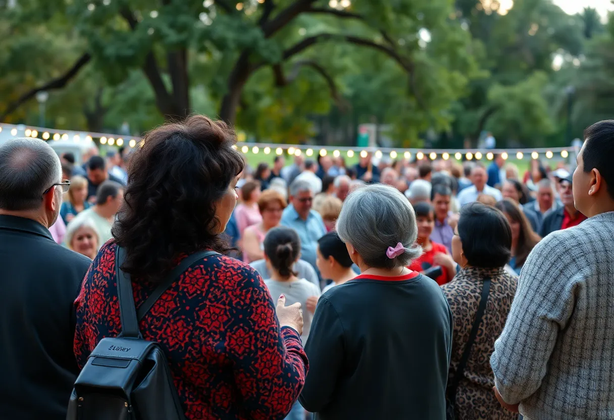 Community event honoring a beloved educator