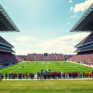 Miami football stadium filled with fans