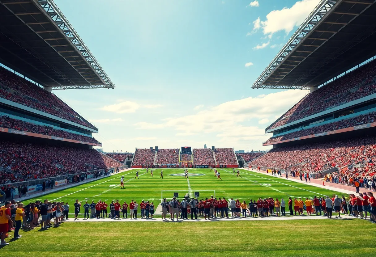 Miami football stadium filled with fans