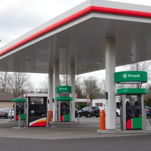 Costco's stand-alone gas station in Mission Viejo.