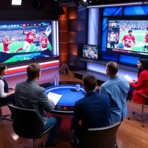 Fox Sports newsroom during restructuring