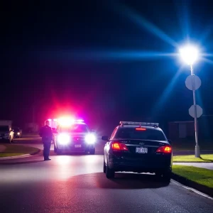 Police responding to an armed robbery scene in Pasadena