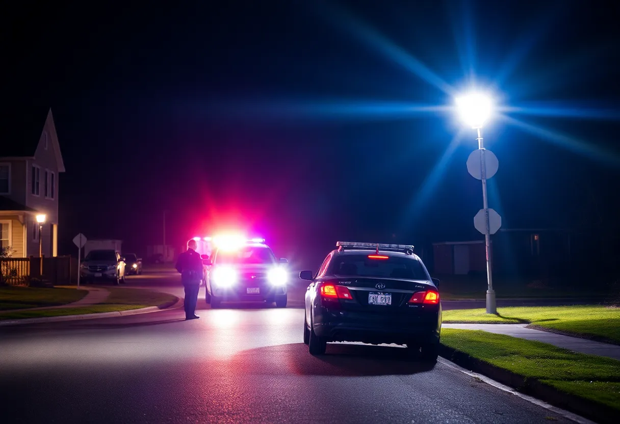 Police responding to an armed robbery scene in Pasadena