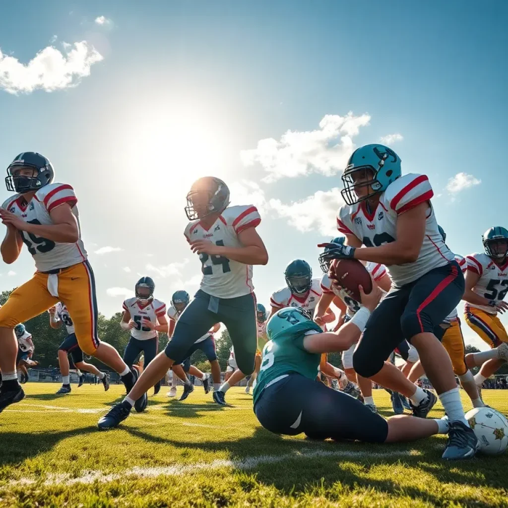 High school football teams compete in summer tournaments in San Diego