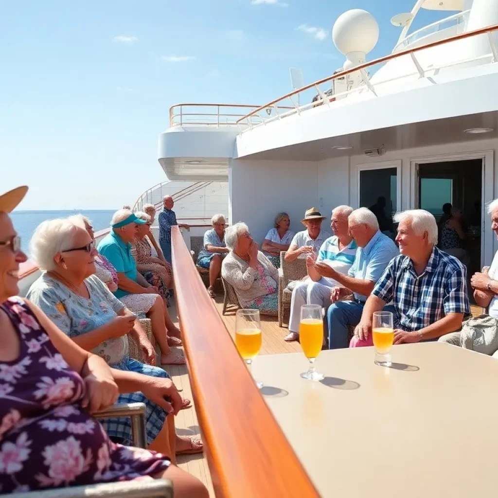 Cruise ship providing retirement living for seniors