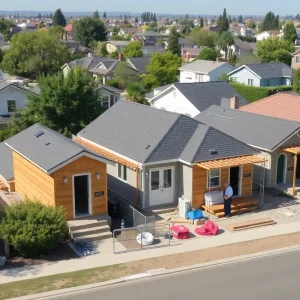 Construction of accessory dwelling units in a California neighborhood