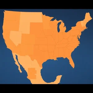 Illustration of California's congressional redistricting plan