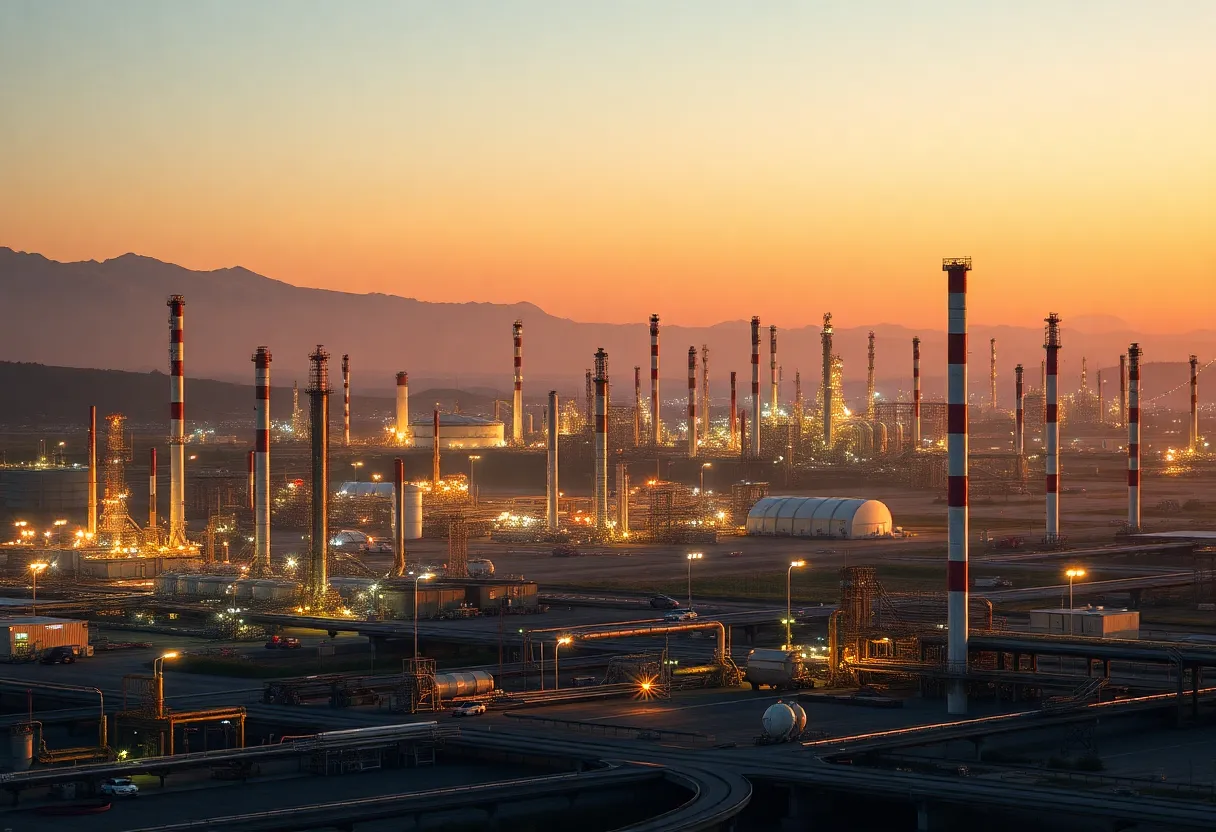 California refinery operations illustrating energy supply issues