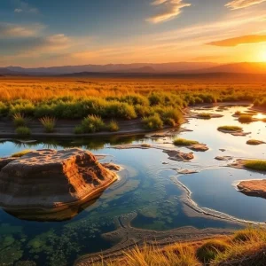 California landscape highlighting water management practices