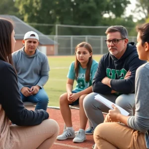 Community meeting about safety in sports for young athletes