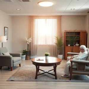 Illustration representing end-of-life care options