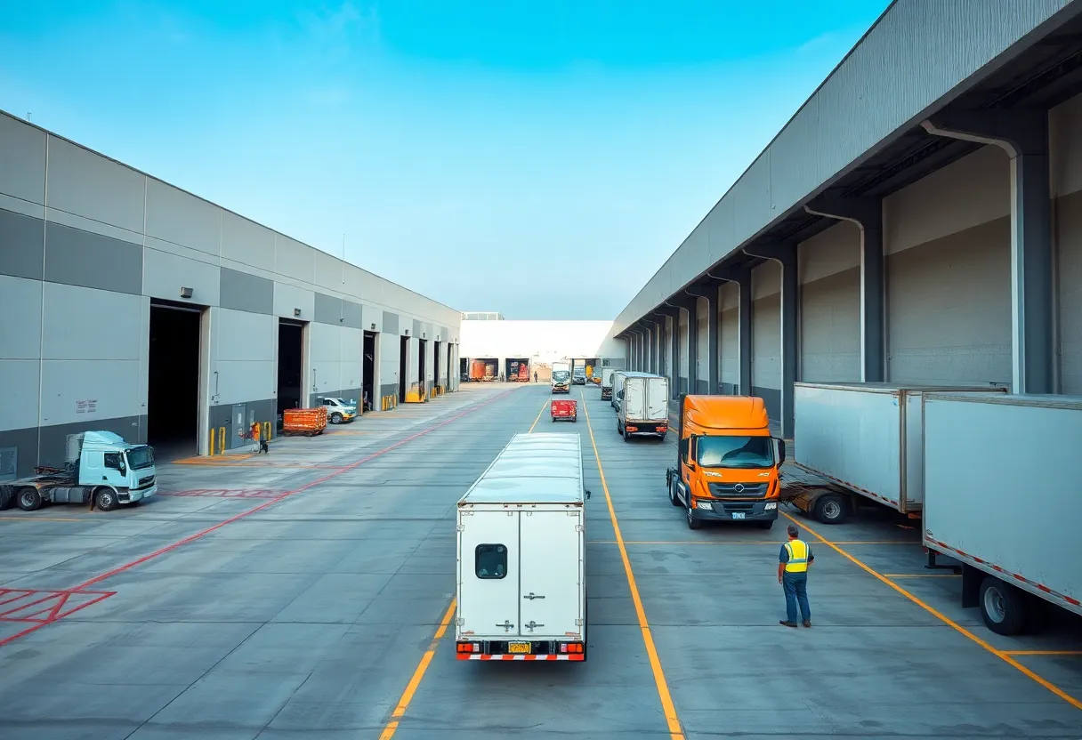 Modern logistics and manufacturing facility in Southern California