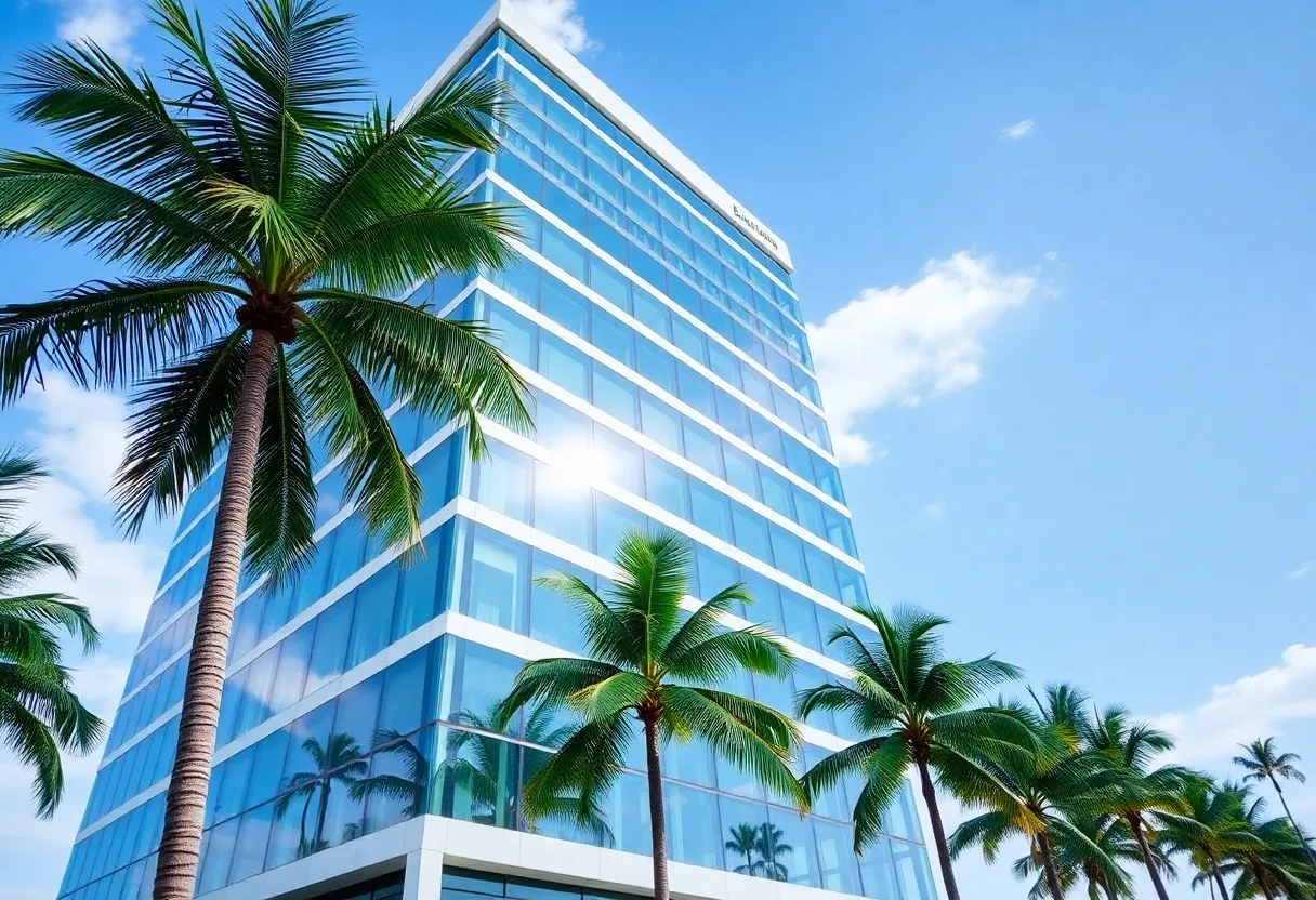 Playboy headquarters building in Miami Beach