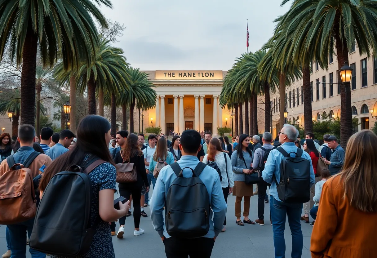 Students and researchers on UCLA campus during funding crisis