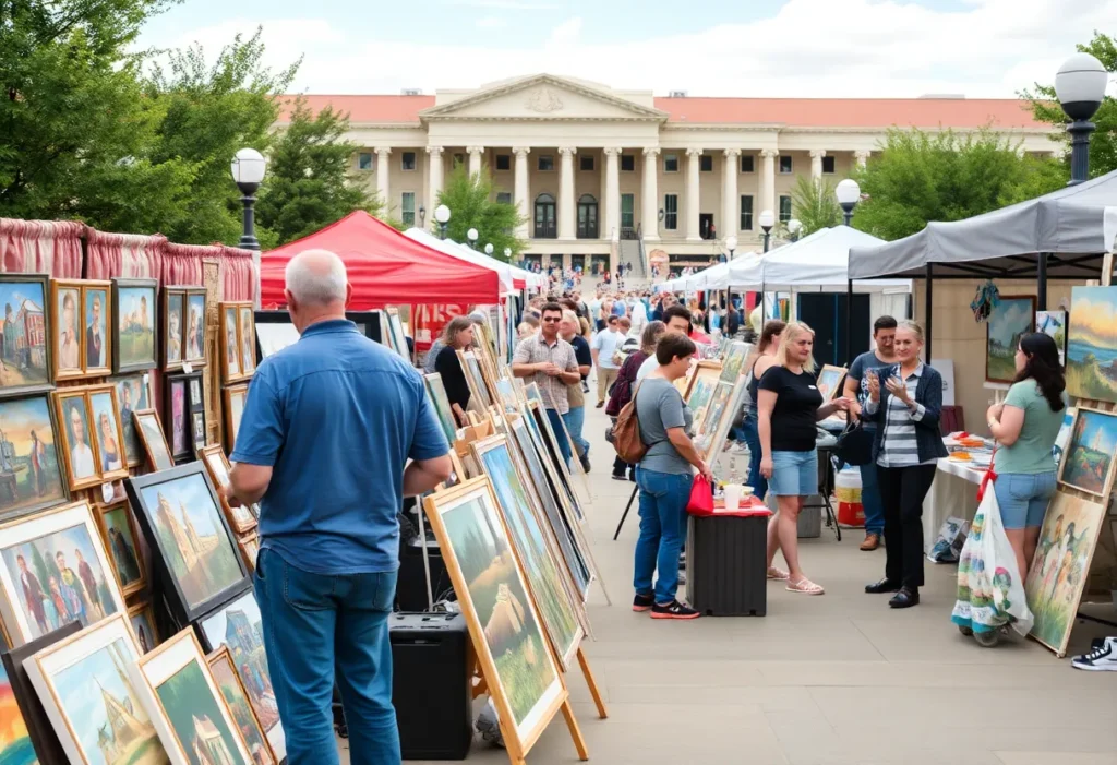 Art in the Park event at Newport Beach Civic Center