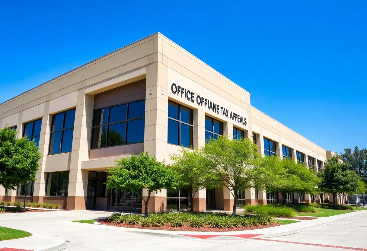 Exterior view of the California Office of Tax Appeals building