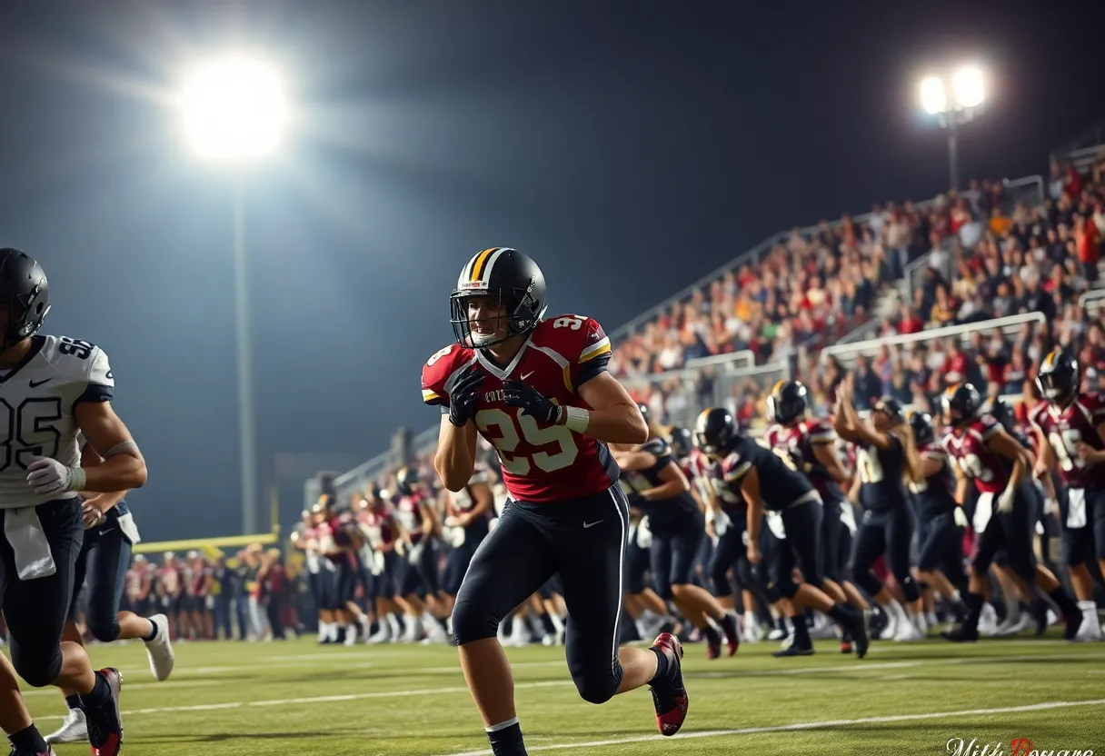 Los Alamitos Griffins winning a football game