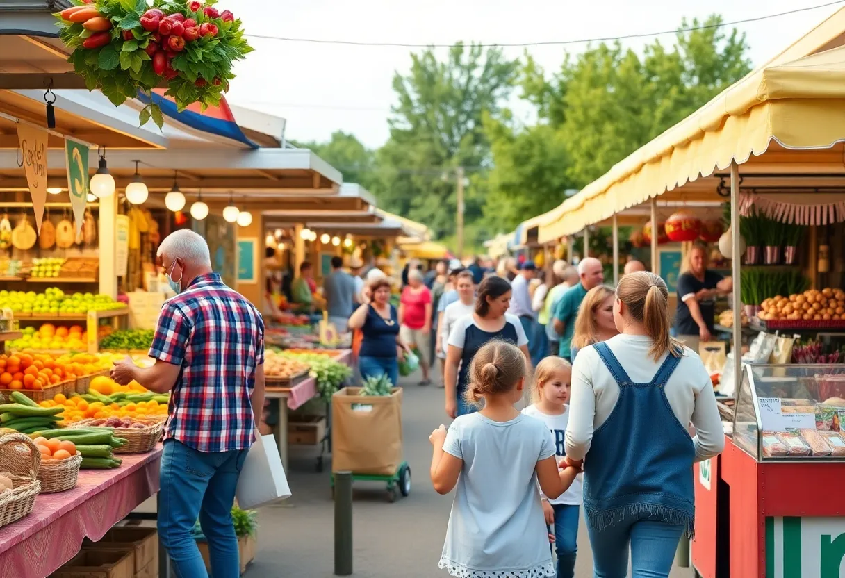 Mission Viejo Farmers Market with fresh produce and local crafts