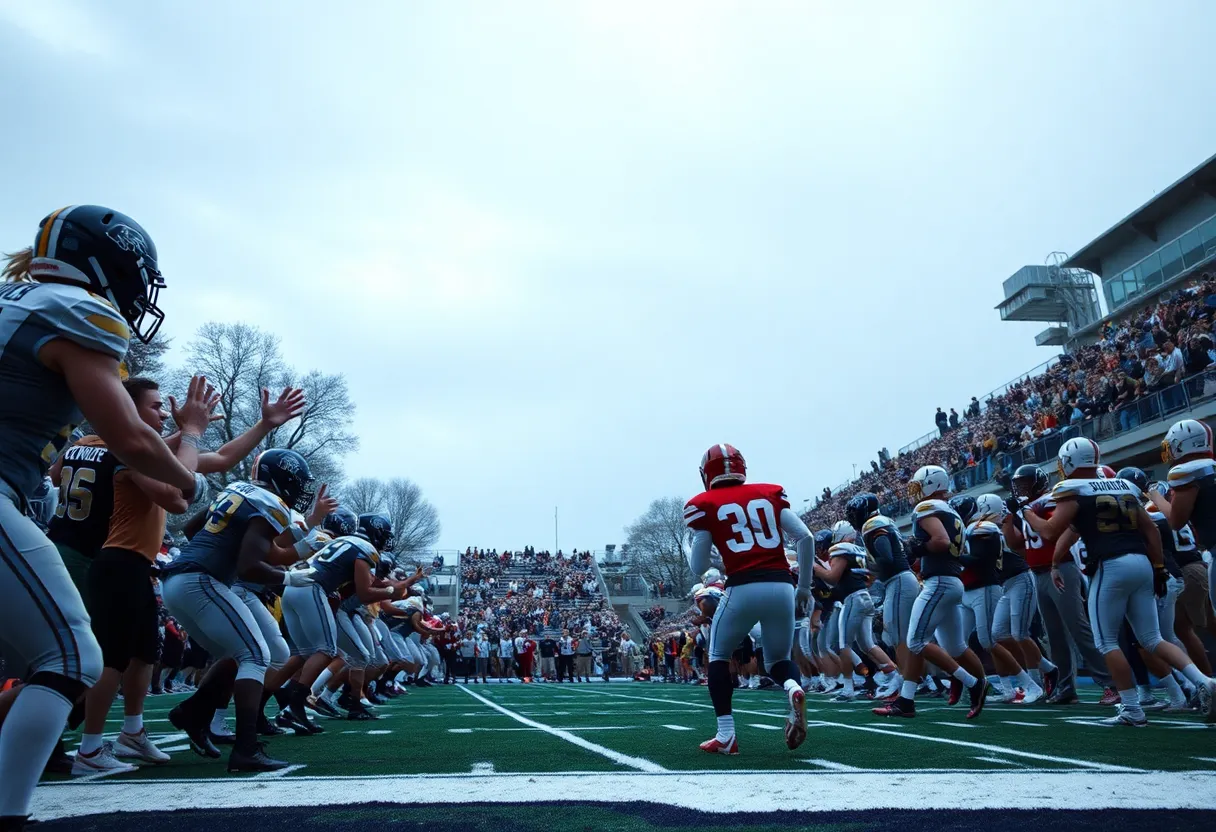 Players in action during Alabama's football game against Missouri.