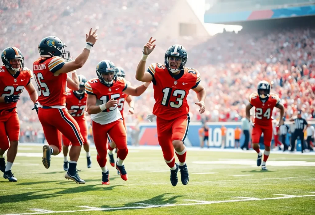 Celebration of Mission Viejo football team