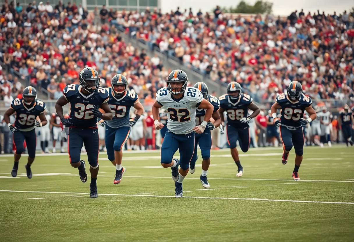 Saddleback Bobcats in action during a game against Chaffey Panthers